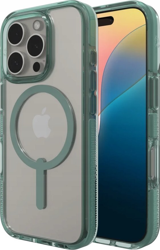Zagg International ZAGG Santa Cruz Snap - obudowa ochronna do iPhone 16 Pro kompatybilna z MagSafe (green)