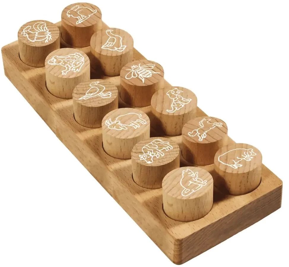 COLOP WOODIES Stempel-Set "farm Animation" retail