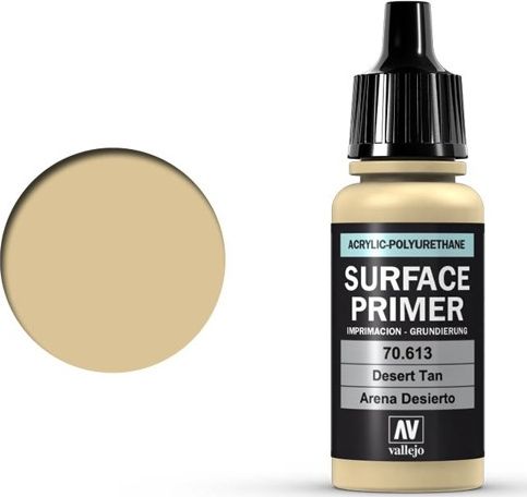 Vallejo Vallejo Surface Primer / Podkład Akrylowy Desert Tan Base 17 ml. uniwersalny
