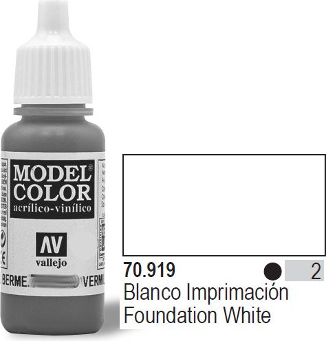 Vallejo VALLEJO Farba Nr2 Foundation White 17ml - 70919