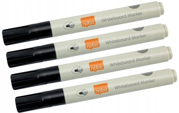 Markery Nobo czerne z recyclingu 4szt