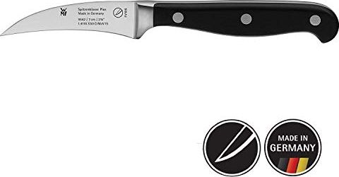 WMF Najwyższej klasy nóż turniejowy WMF 17,5 cm specjalna stal ostrza, kuty nóż, cięcie wydajności, nitowana plastikowa rączka, ostrze 7 cm