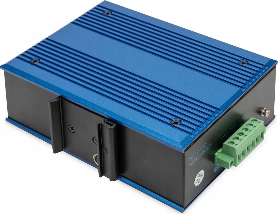 Switch Digitus DIGITUS Switch Ind. 8-Port 10/100 Unmanaged blau