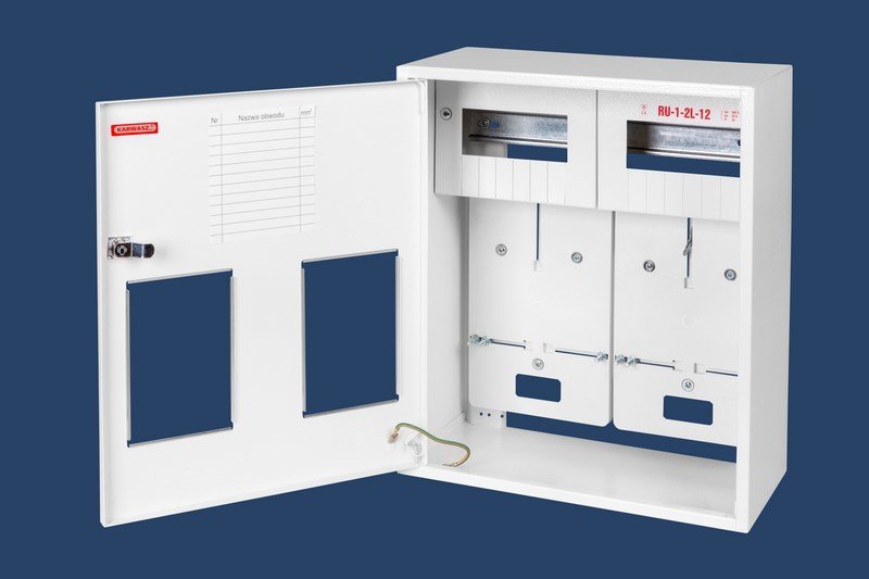 Karwasz Rozdzielnica uniwersalna RU-1-2L-12 z oknem RU-1-2L-12 Z/O