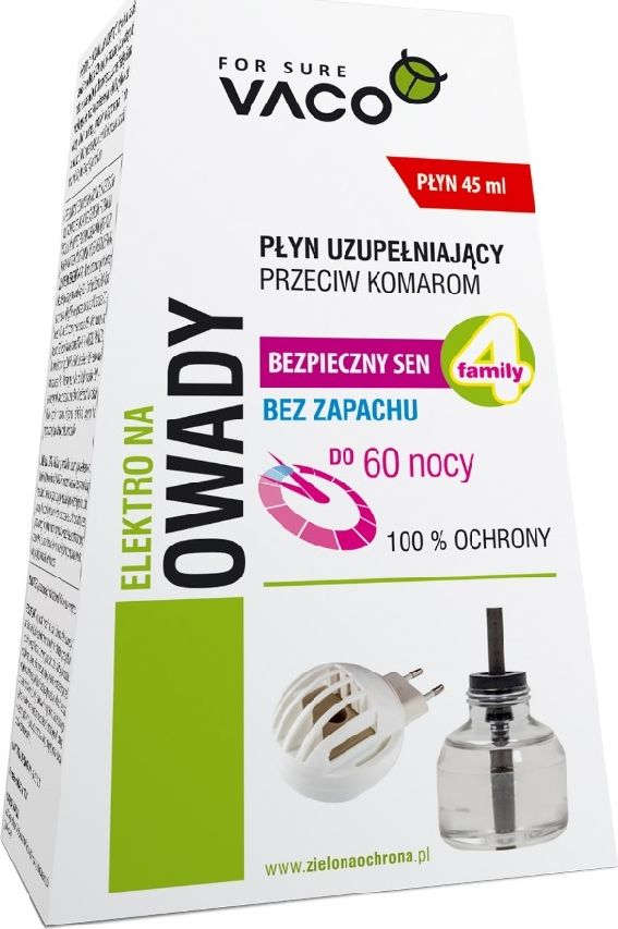 Vaco VACO_Płyn uzupełniający do elektro na owady Bez Zapachu 45ml