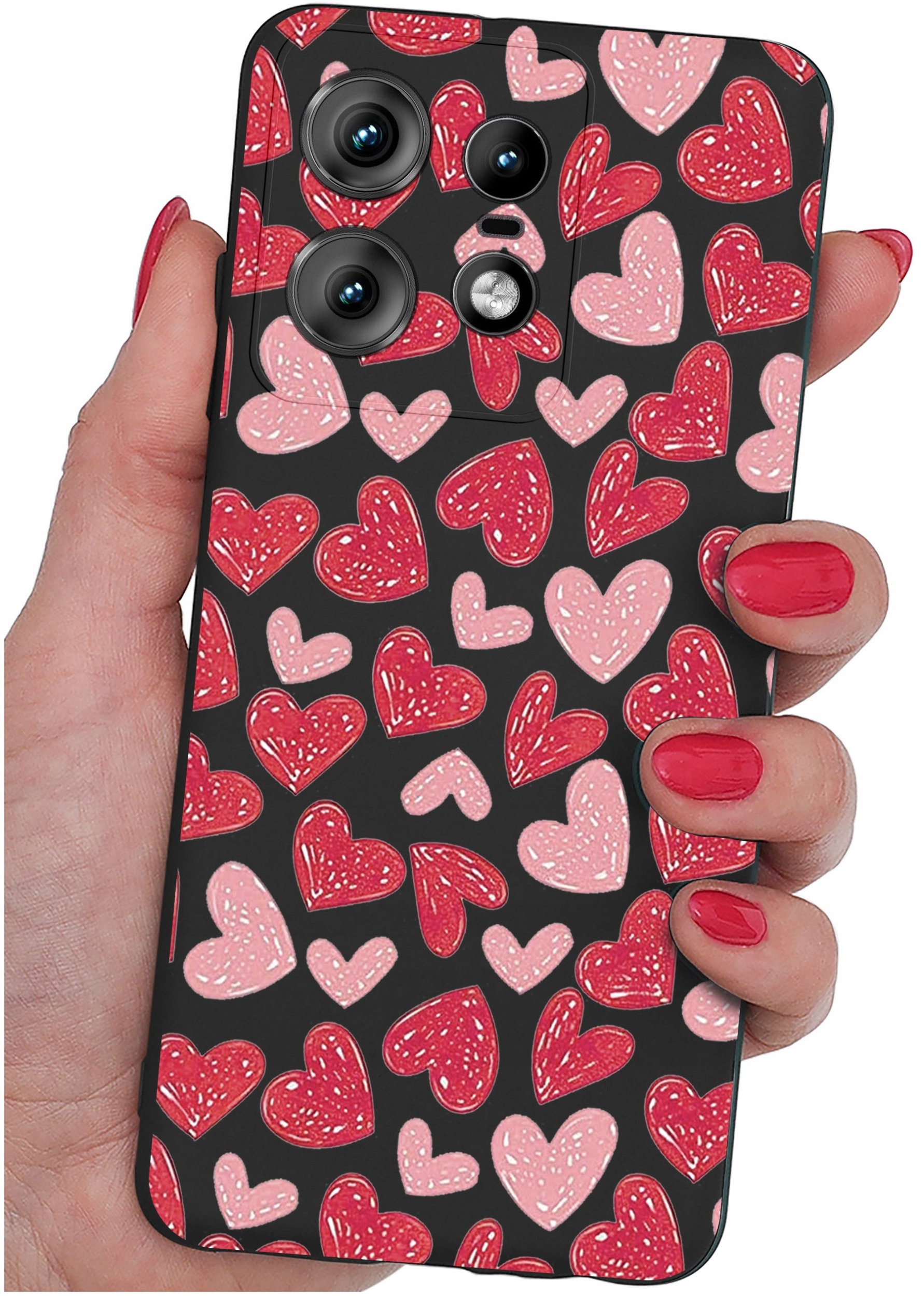 krainaGSM Etui do Motorola Moto EDGE 50 Pro WZORY SILIKONOWE MATT CASE