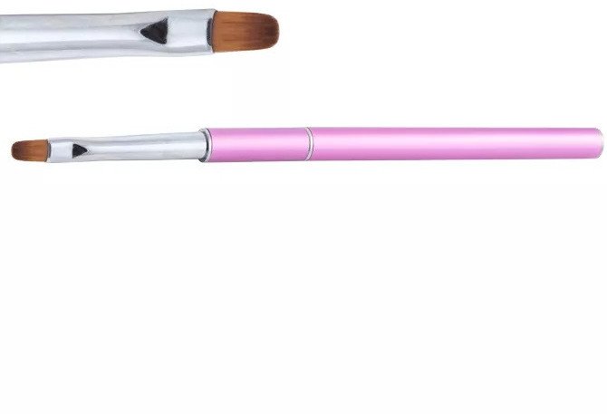 NEONAIL_Pędzelek naturalny do żelu owalny nr 6 1szt