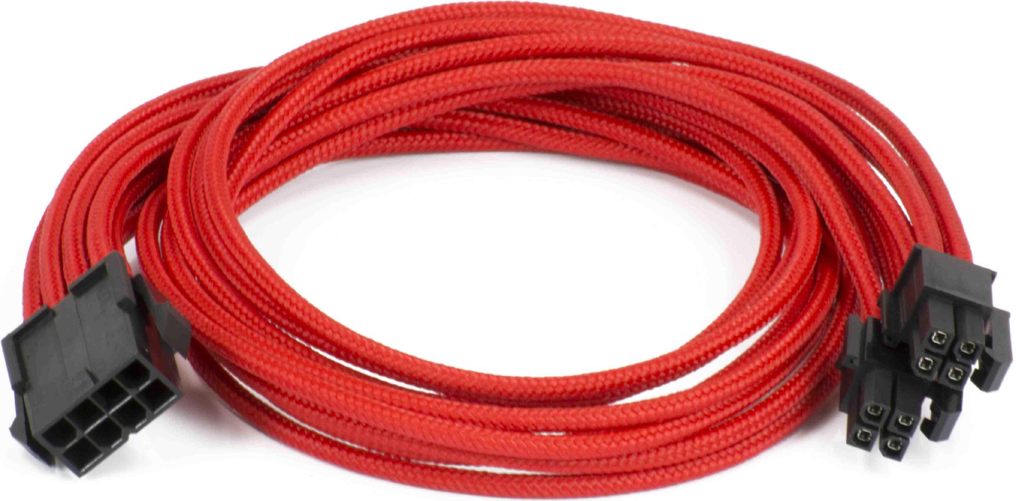 Phanteks ATX/EPS 8-pin - ATX/EPS 8-pin, 0.5m, Czerwony (PH-CB8P_RD)