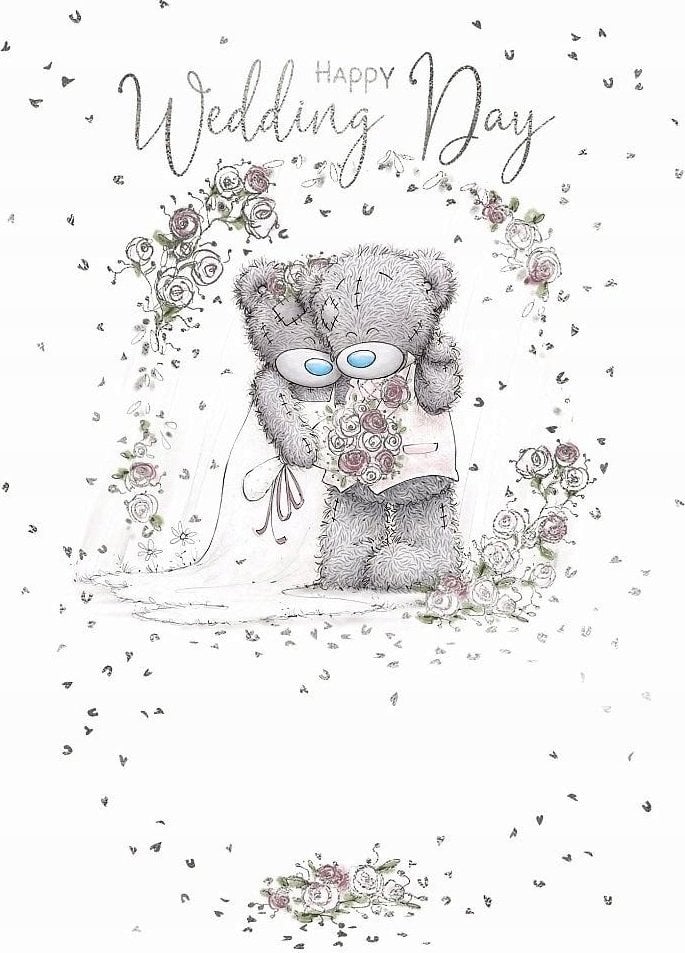 Kartka ślubna Happy Wedding Day