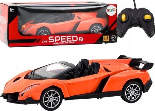 LeanToys Auto Samochód Sportowy Zdalnie Sterowany RC 1:16 Pomarańczowy