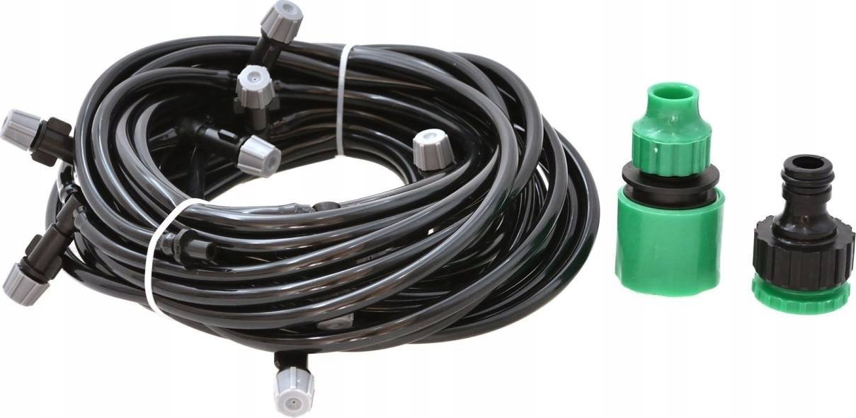 Geko Mgiełka ogrodowa - wąż + zraszacze do nawadniania 10m (50)