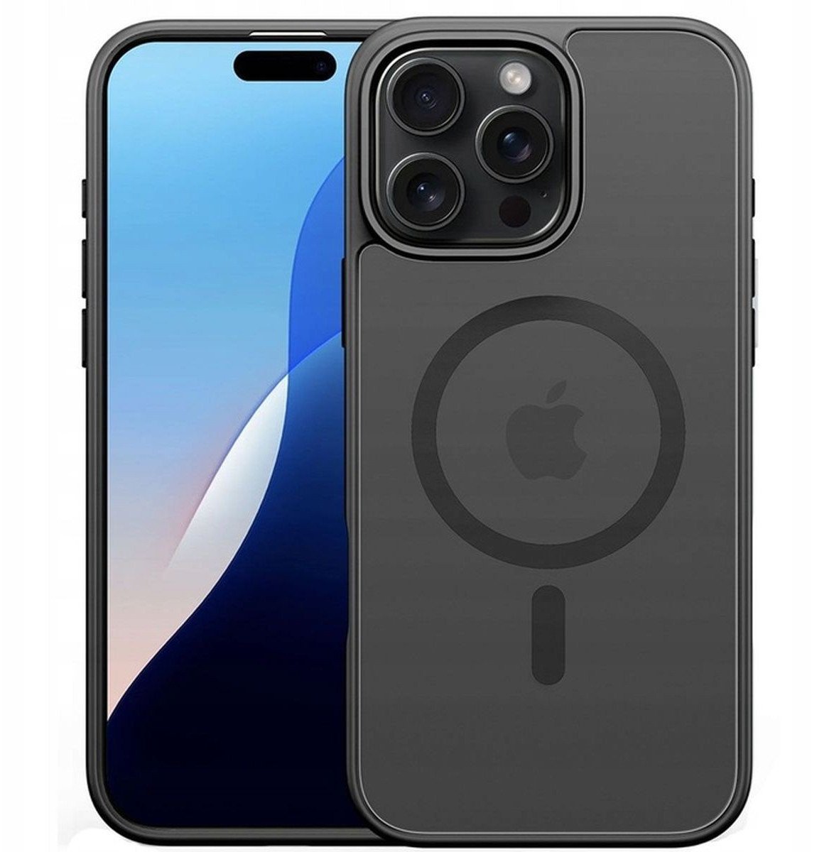 Etui magnetyczne Magsafe DuxDucis Yind do iPhone 16 Pro, czarne