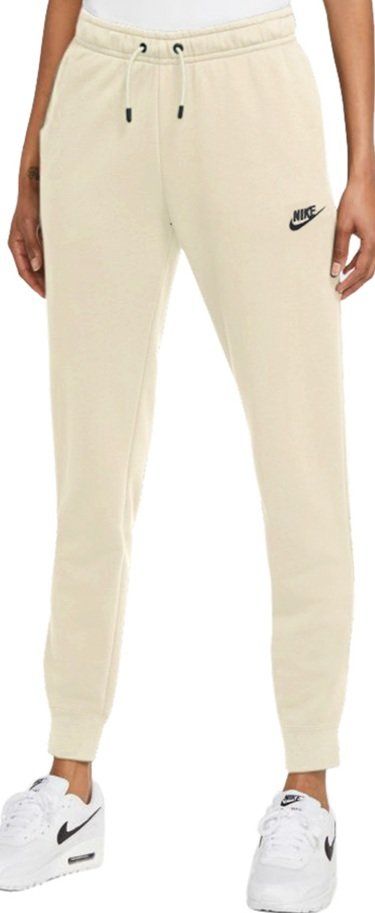 Nike Spodnie damskie Nike NSW Essentials FLC MR PNT RG beżowe BV4095 113 L