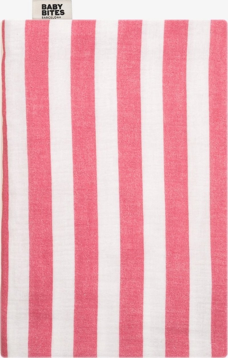 Baby Bites Pieluszka muślinowa 120x120cm Sailor czerwona w paski