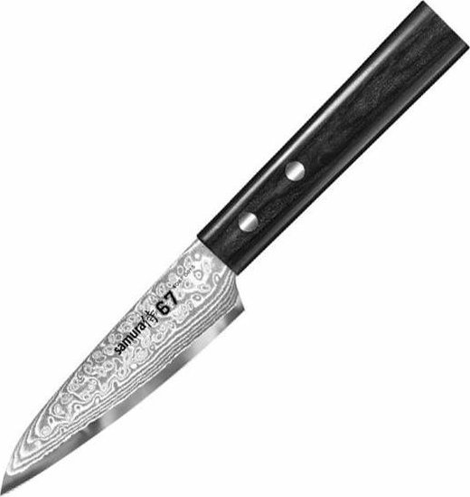 Samura Samura Damascus 67 Nóż Paring 98mm Rękojeść Micarta, 61 HRC