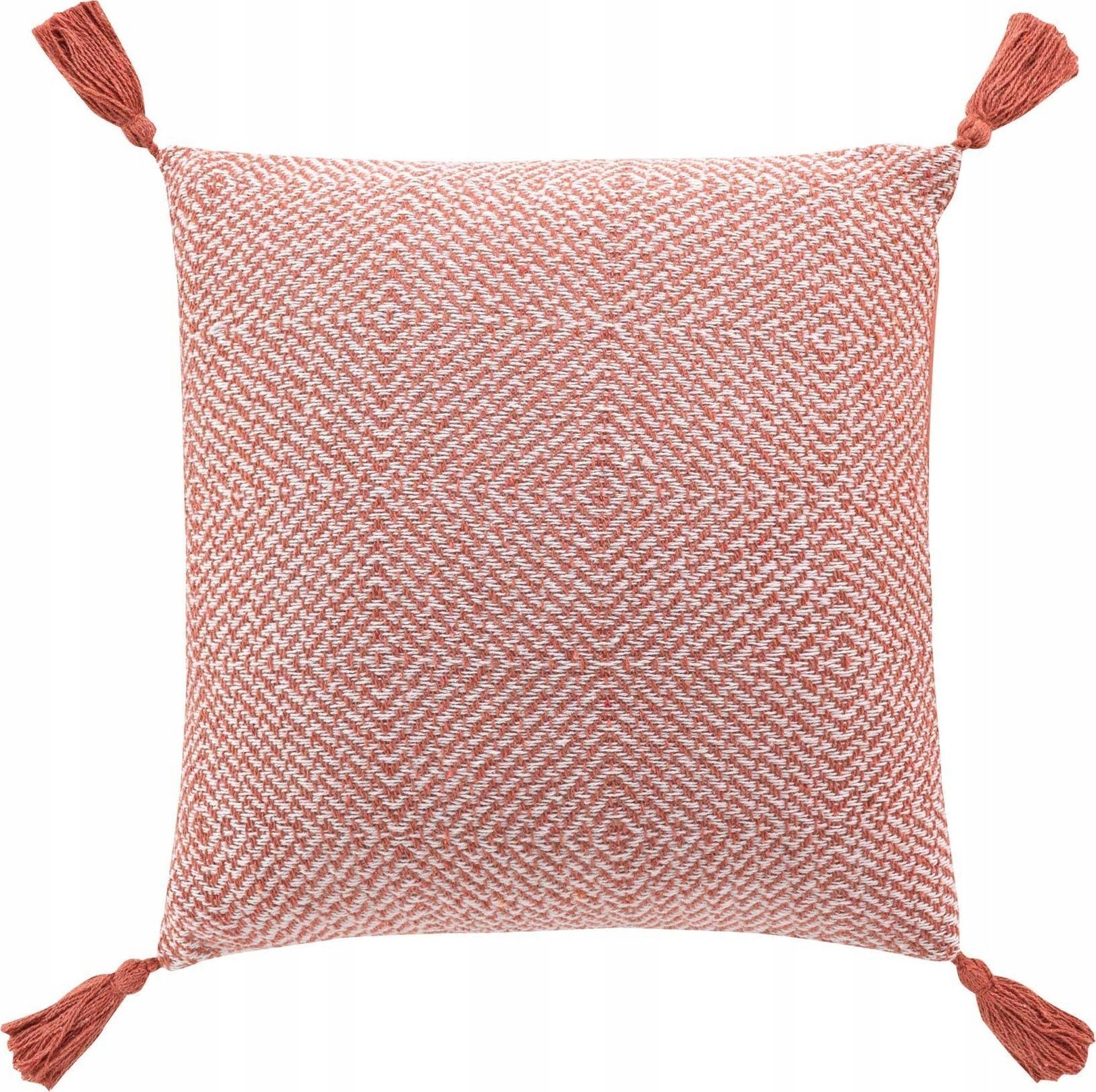 Douceur d`Interieur Poduszka dekoracyjna z tkanej bawełny LOUISETTE, 40 x 40 cm