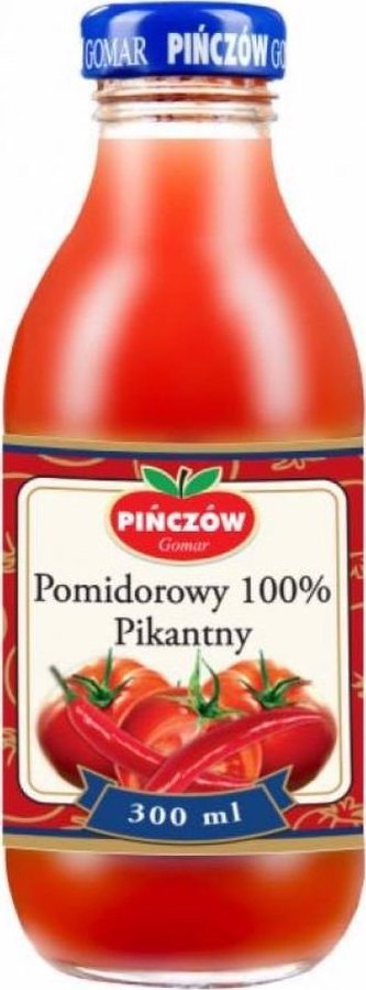 GOMAR Gomar Pińczów sok pomidorowy pikantny 100% 300ml