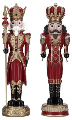 Lumarko Zestaw 2 figurek Dziadkowie do orzechów 35,5cm / Merry Moments