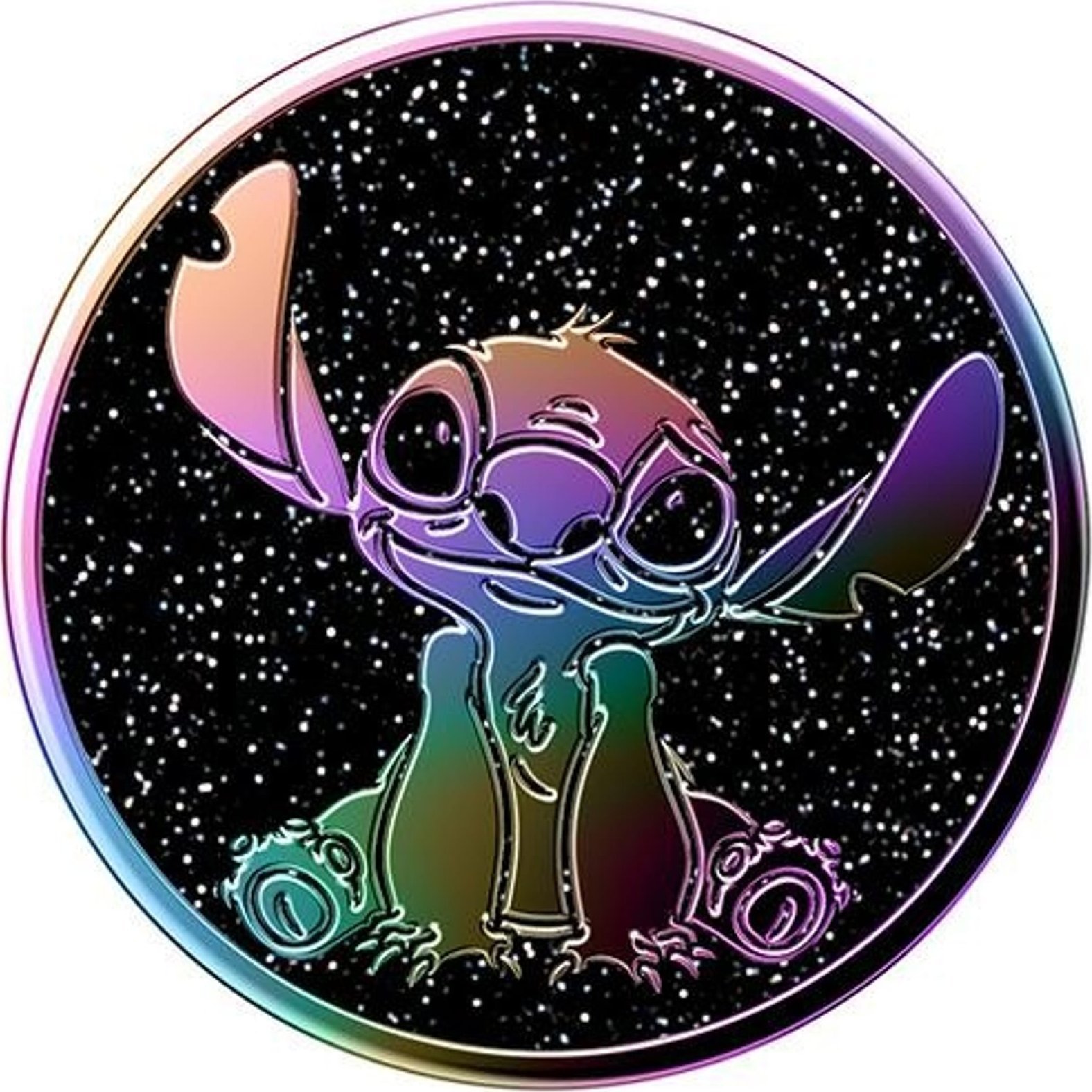 Podstawka PopSockets Popsockets 2 Enamel Oil Slick Stitch 113010 uchwyt i podstawka do telefonu - licencja