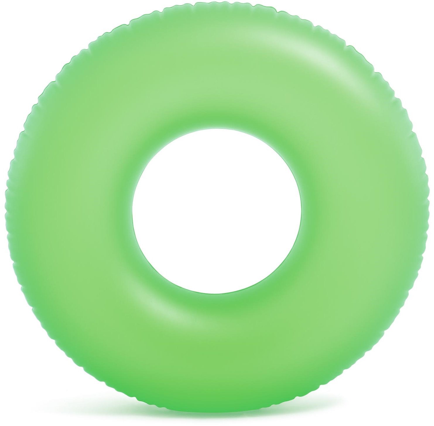 Koło dmuchane do pływania półmatowe neonowe o średnicy 91 cm INTEX 59262 zielone