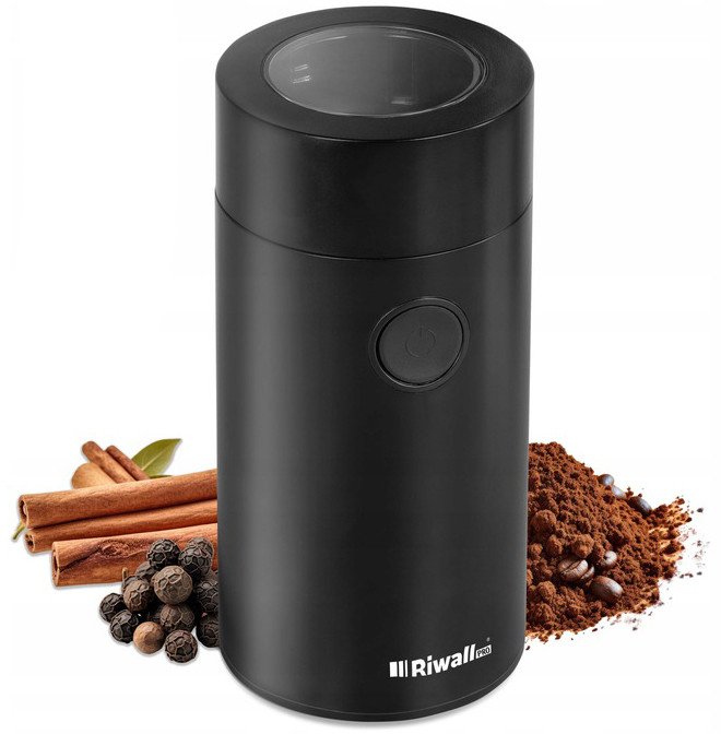 MŁYNEK ELEKTRYCZNY DO MIELENIA KAWY CUKRU ORZECHÓW ZBOŻA 150W RIWALL RQ-01