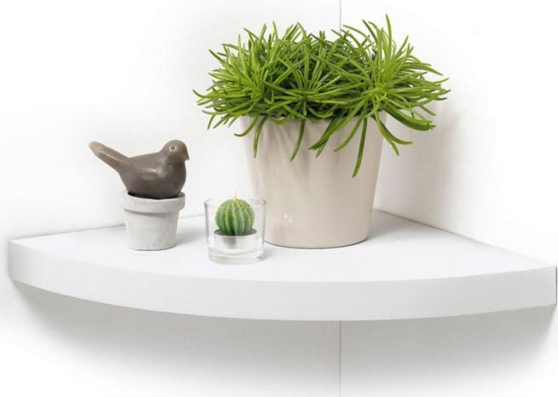 Homea Półka narożna wisząca z MDF