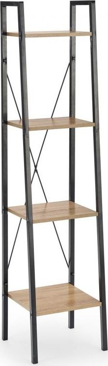 Halmar Regał NARVIK REG1 dąb sonoma/czarny