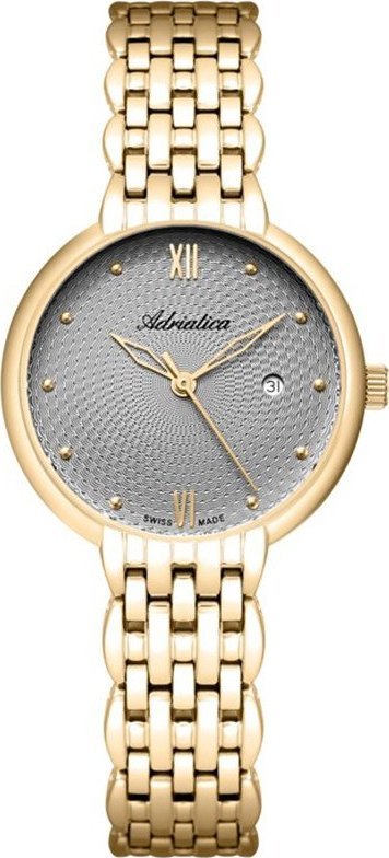 Zegarek Adriatica Zegarek damski Adriatica A3792.1187Q złoty