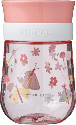 Mepal Kubek treningowy MIO Flowers & Butterflies 300ml 108016065243