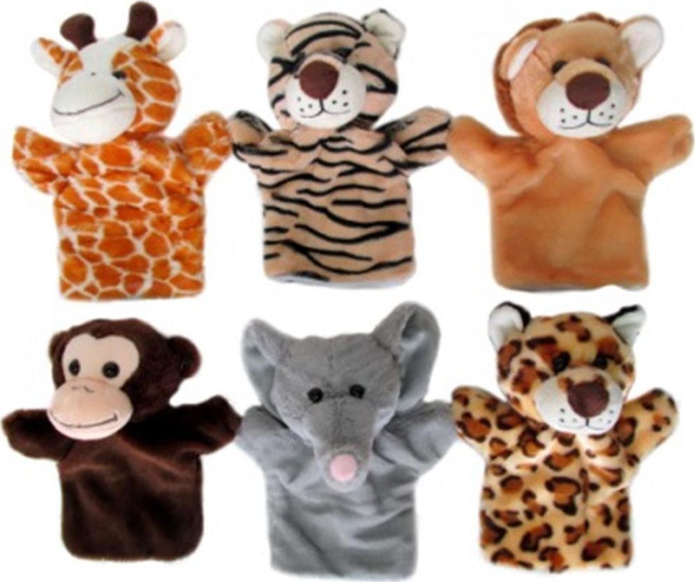 Sun-Day Pacynki zwierzęta 6wz 23cm 154644