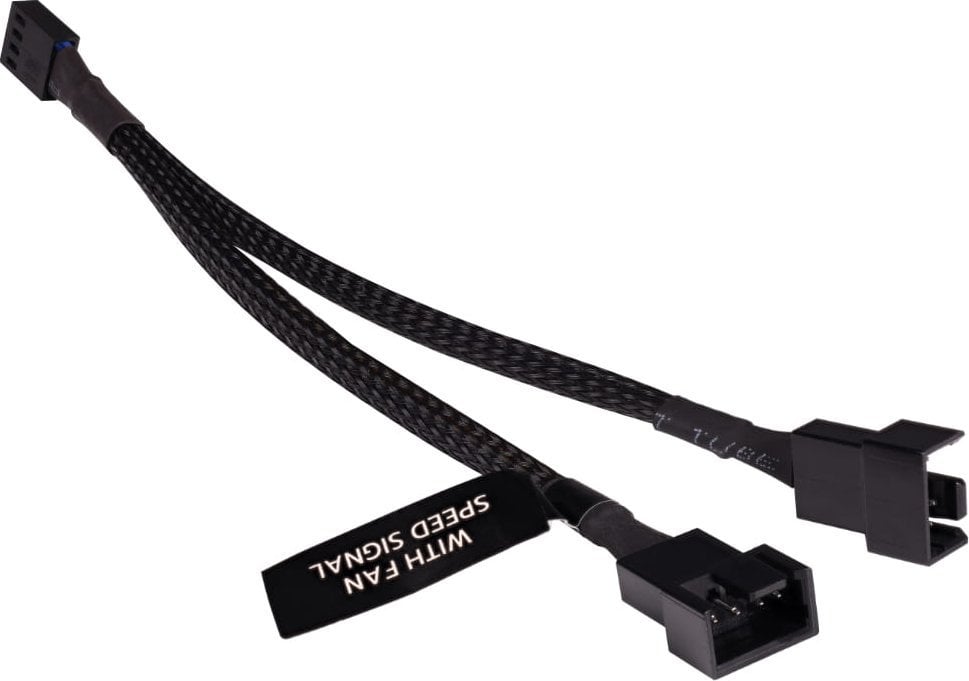 Alphacool Alphacool Y-Splitter 4-Pin auf 2x 4-Pin PWM 15cm - schwarz