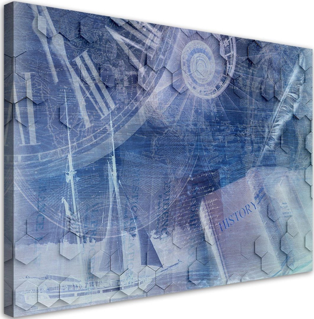 Feeby Obraz na płótnie, Upływający czas abstrakcja - 90x60