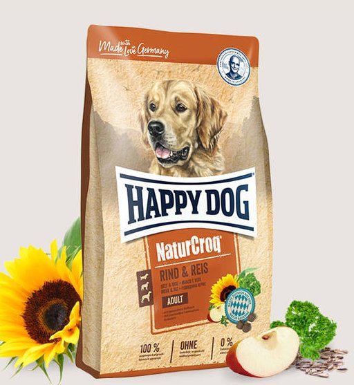 Happy Dog HAPPY DOG Natur- Croq wołowina i ryż 2x15kg