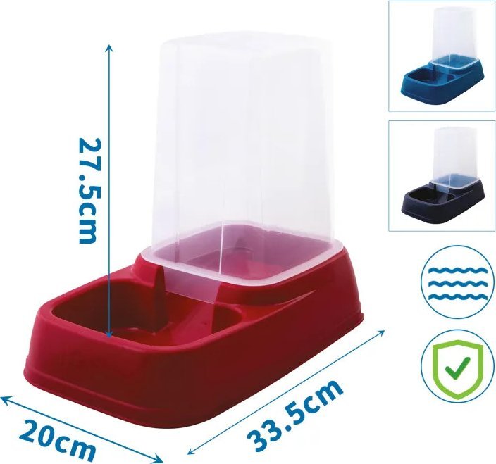 Nobleza Antypoślizgowy karmnik i podajnik na wodę dla zwierząt Antypoślizgowy karmnik i podajnik na wodę dla zwierząt