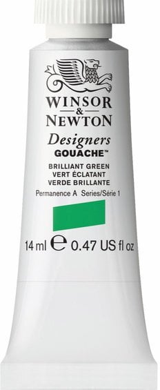 Designers Gouache 14ml Brilliant Green 046