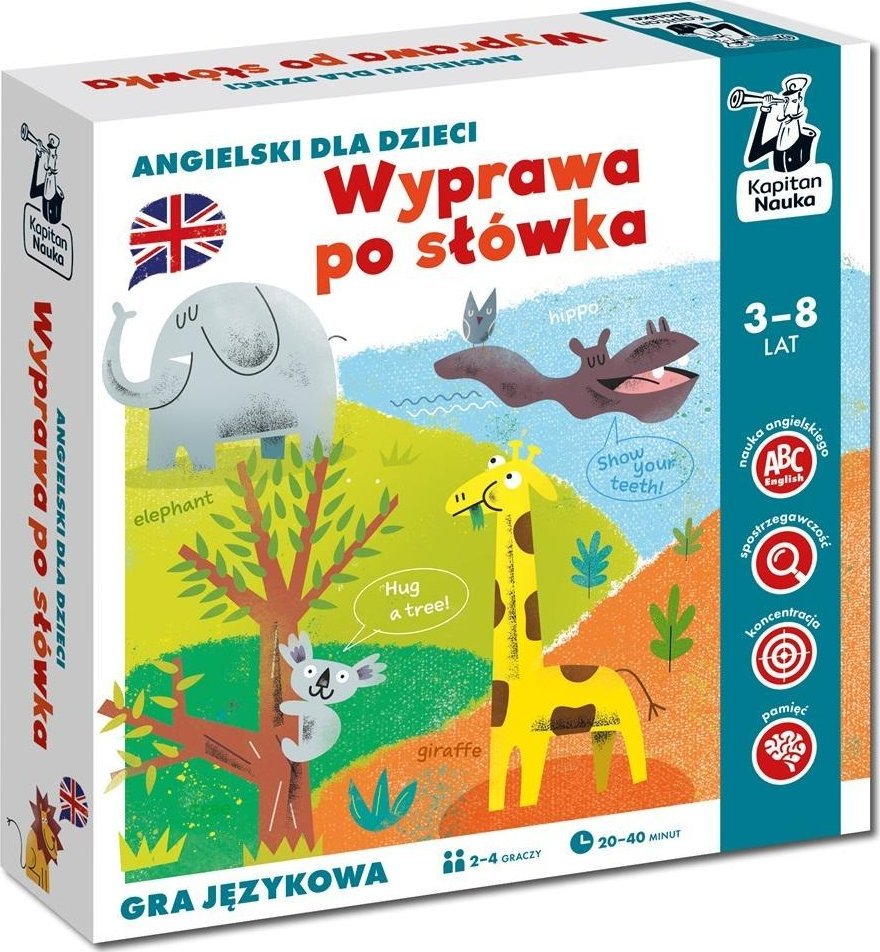 Kapitan Nauka. Angielski dla dzieci. Gra edu.