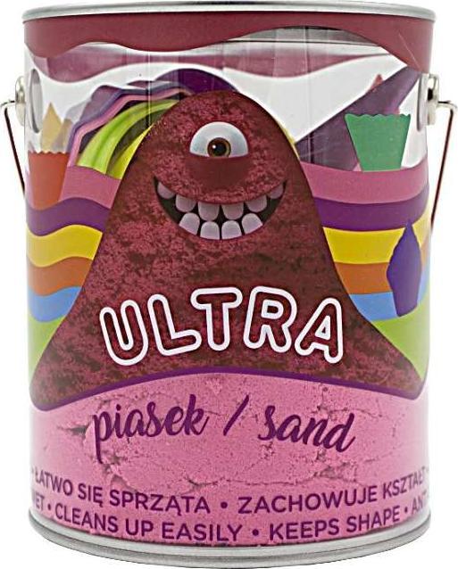 Epee Piasek UltraPiasek puszka 900g 4 duże foremki 2 narzędzia różowy Muffinki