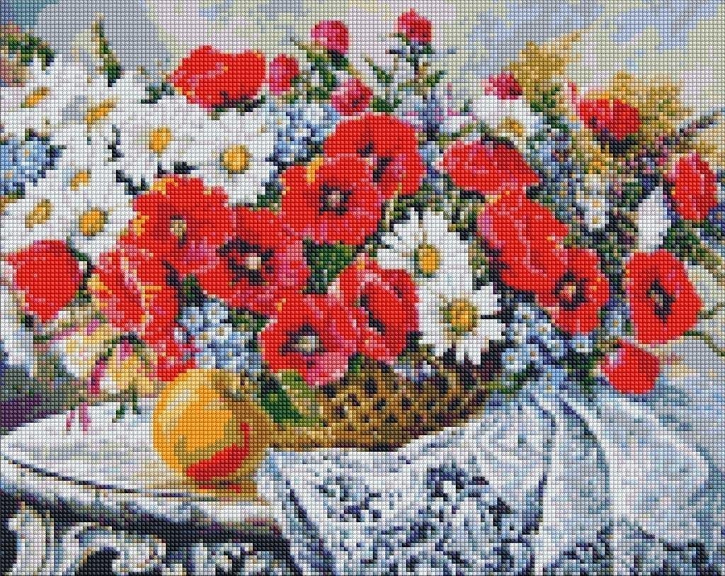 Ideyka Diamentowa mozaika - Martwa natura 40x50cm