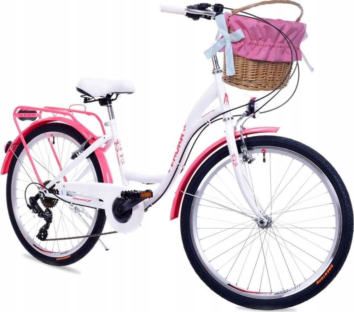 NEEXT Rower dla dzieci LAURA 24" (N0LA24V6CS355BR)