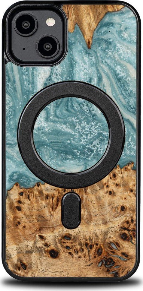 BeWood Etui Bewood Unique na iPhone 14 Plus - Planets - Uran z MagSafe