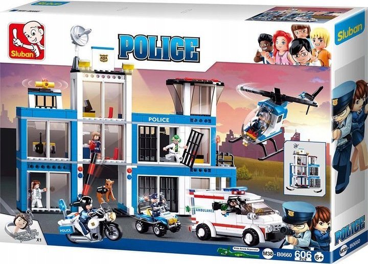 Sluban Zestaw klocków Komisariat Policyjny (M38-B0660)