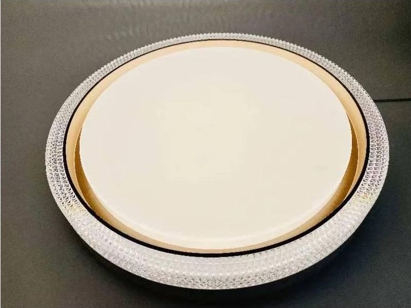 Ceiling LED lamp BALTIK GAISMA, 60 W, 3000-6000 K, 2250-4500 lm, white, o50 cm, with remote control