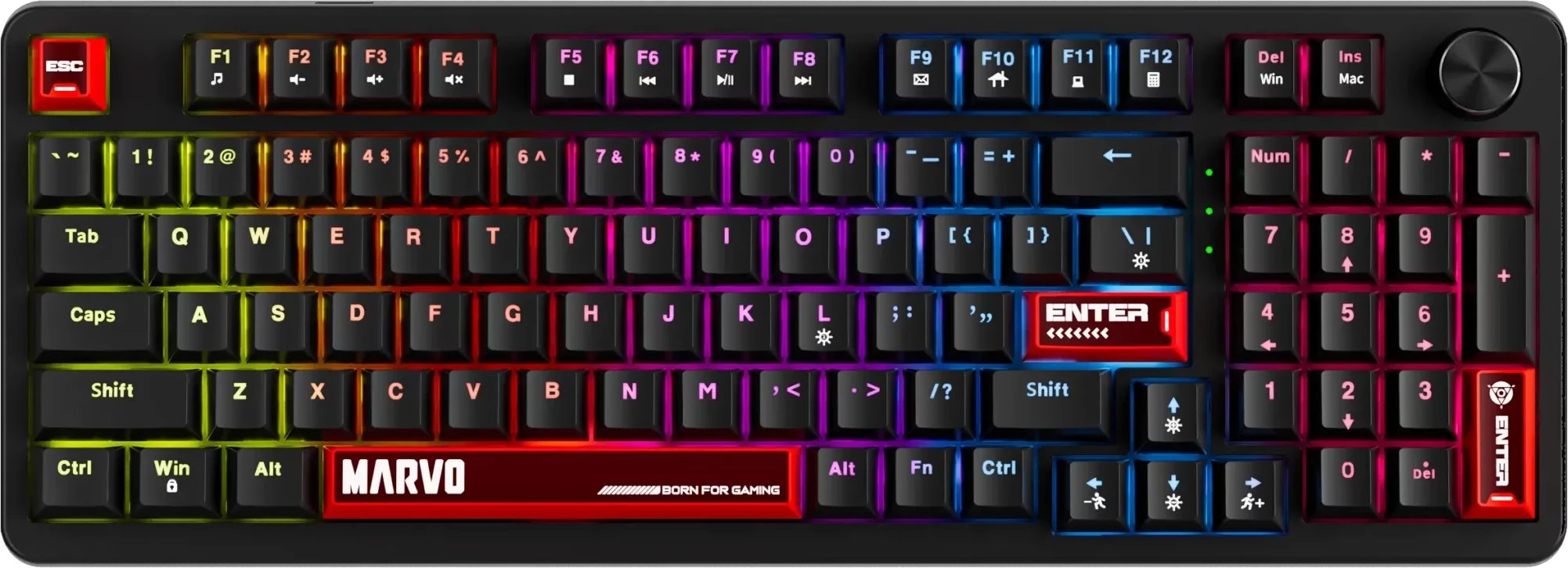 Klawiatura Marvo Arma 98 TNT Peach (KG937)