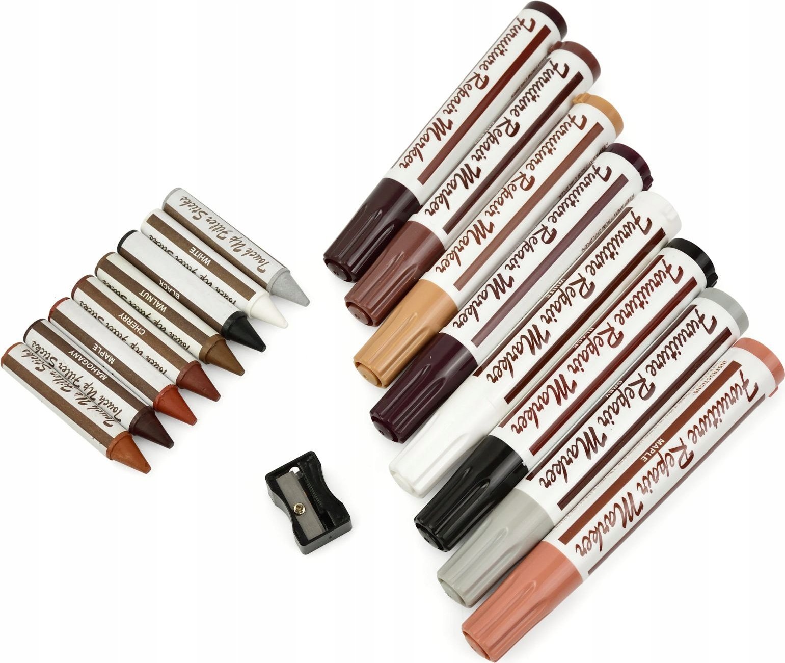 Geko Zestaw do naprawy paneli, mebli, drewna 17el. (80)