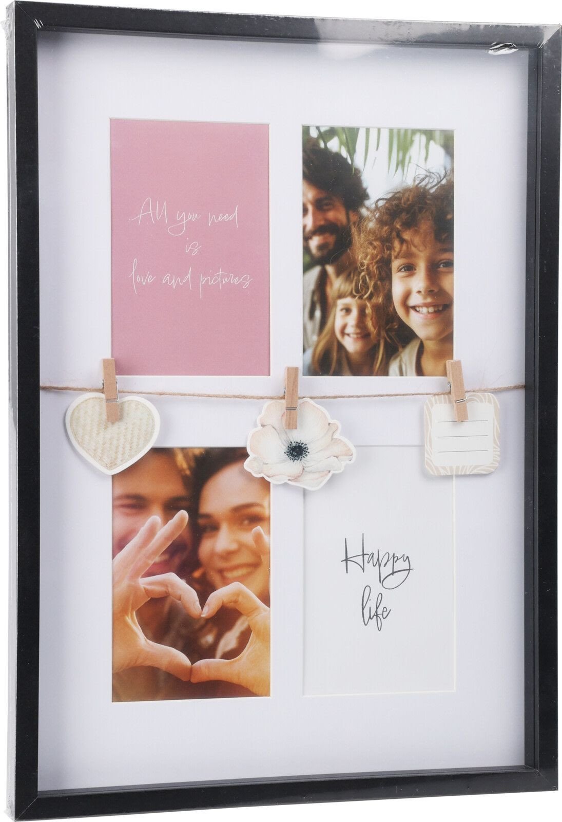 Ramka na zdjęcia z dekoracją, 31 x 27 x 43,5 cm