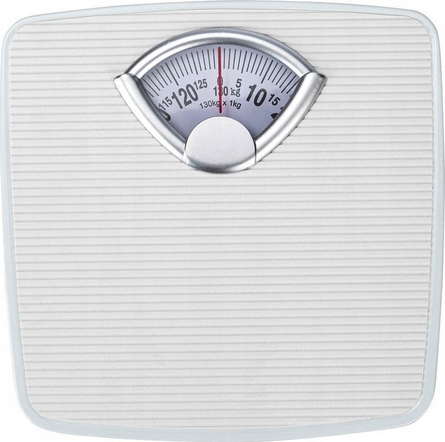 Waga łazienkowa Wenko Waga łazienkowa, metalowa, 27 x 26,5 cm, biała,