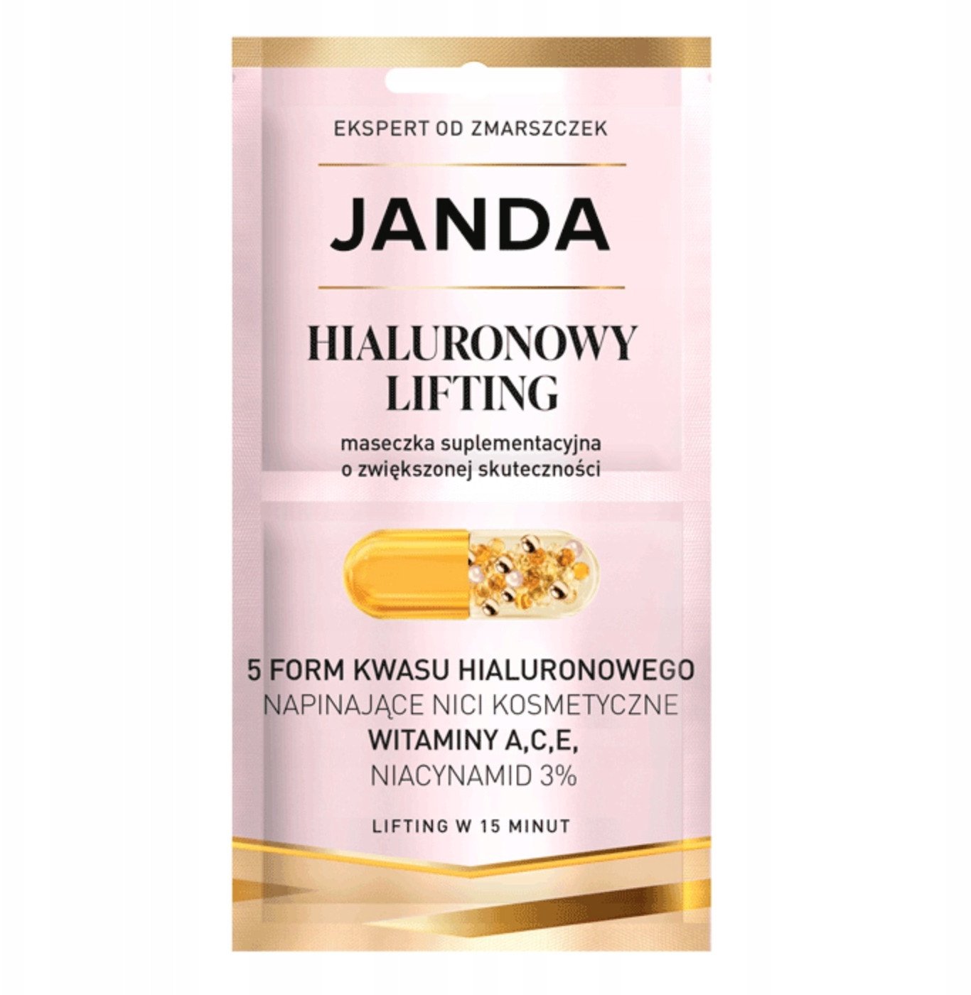 JANDA My Clinic Maseczka Suplementacja Hialuronowy Lifting 8 ml