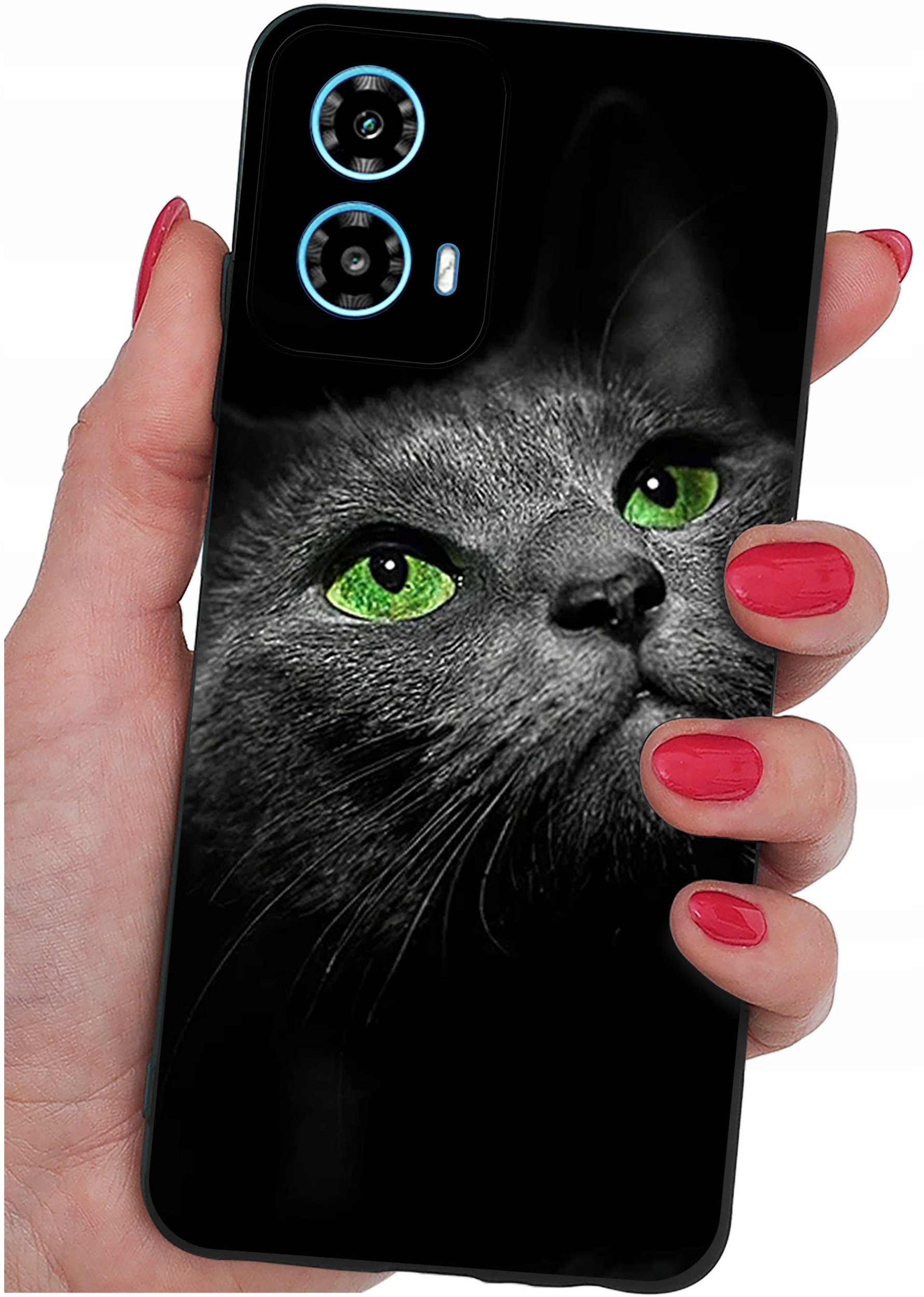 ETUI do Motorola Moto G34 5G WZORY |SILIKONOWE MATT CASE + SZKŁO 9H