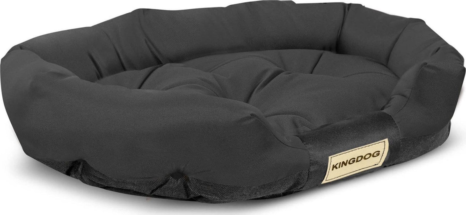 Legowisko kojec owal 115 x 95 cm czarne Prestige