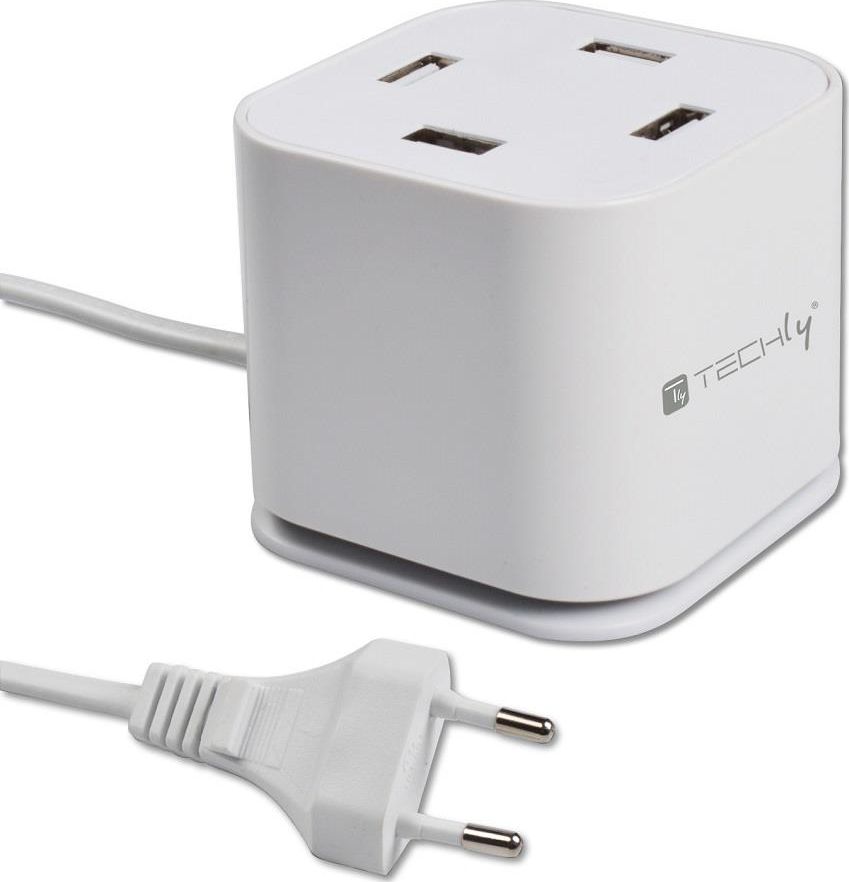 Ładowarka Techly CUB496 4x USB-A 2.4 A (102963)